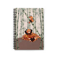 Red Panda Bamboo Notebook — Cute Spiral Ruled Journal for Kids & Students