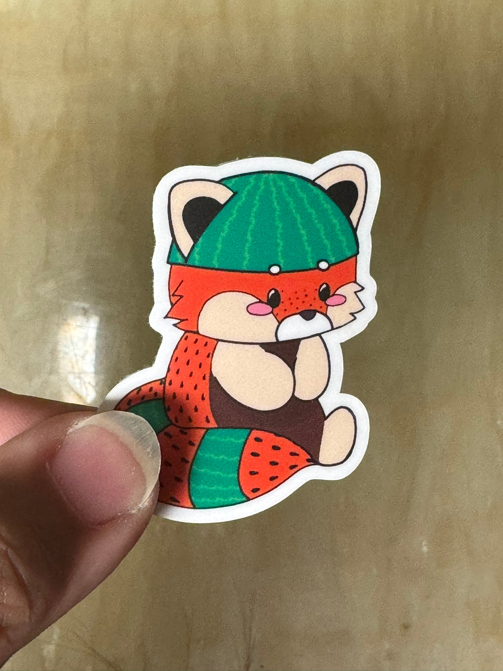 Cute Red Panda Stickers, Theme Pandas Vinyl Sticker Pack | Redpaw Pals Sticker Collection